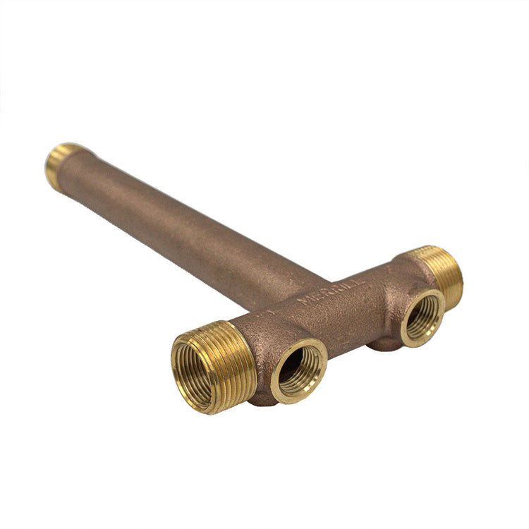 1" No Lead Brass Tank Tee – Cast, Durable Water Well Plumbing Fitting