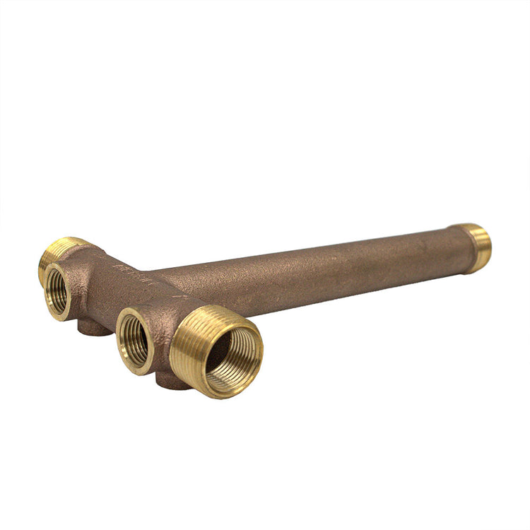 1" No Lead Brass Tank Tee – Cast, Durable Water Well Plumbing Fitting