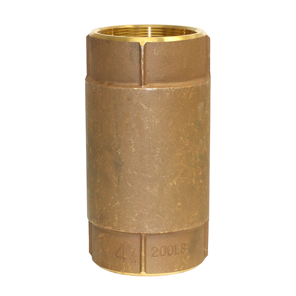 No-Lead Bronze Check Valve – No-Spin Poppet, High Performance