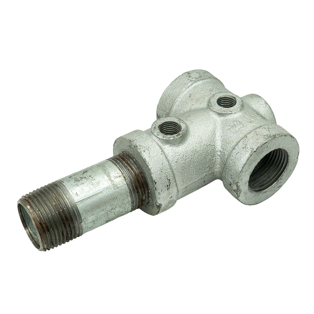 Galvanized Tank Tee with Drain Hole