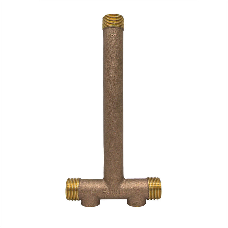 1" No Lead Brass Tank Tee – Cast, Durable Water Well Plumbing Fitting