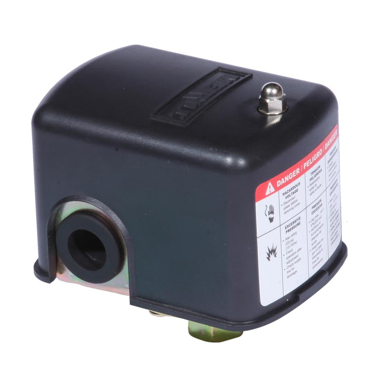 Heavy Duty Pressure Switch (No Lead) – 2HP, 230V, Durable Construction with Secure Brass Wiring | MPSHD