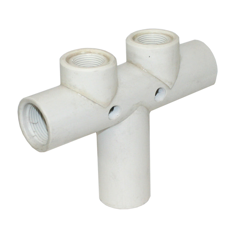 PVC Tank Tee – Durable No-Lead Tee for Pressure Tank Connections