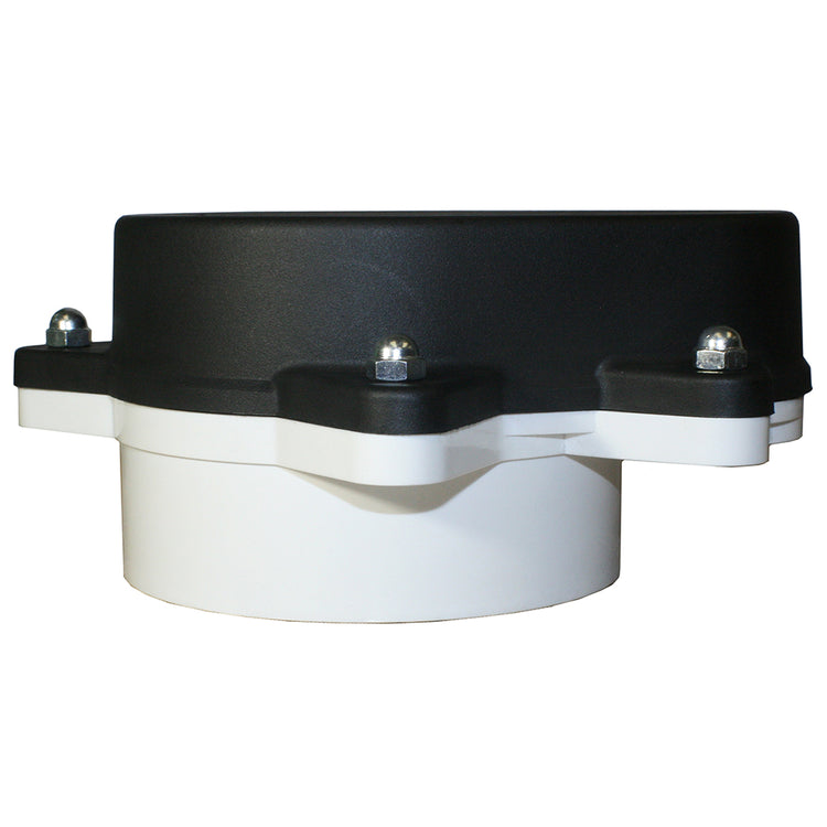 WCOPP Series Sanitary Watertight Cap with 3 Bolt Holes – UV Resistant Molded Plastic