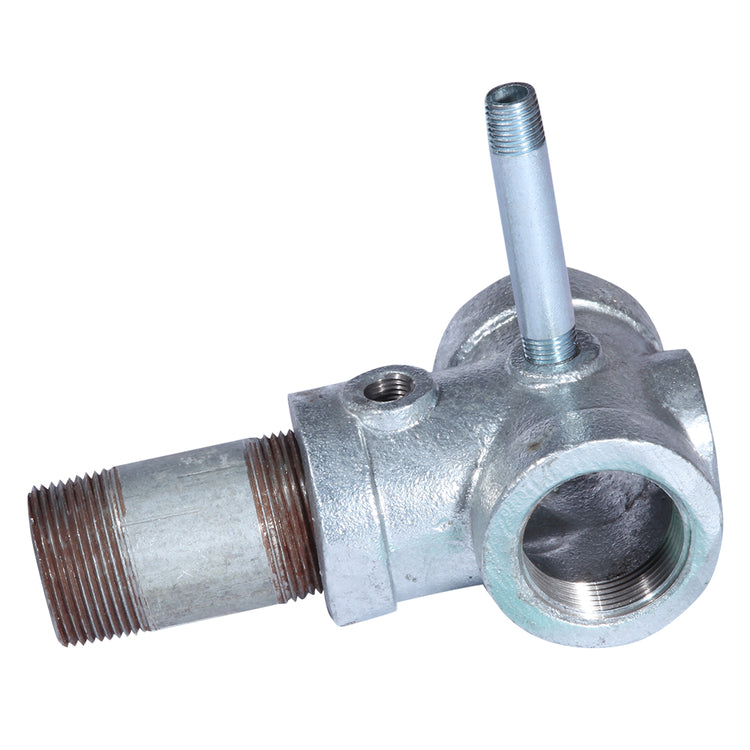 Galvanized Tank Tee with Drain Hole – Merrill USA Water Well Fitting