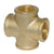 3/4" x 3/4" FIP Brass (No Lead) Cross Tee Extra Heavy