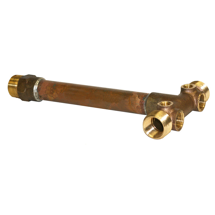 1" No Lead Brass Tank Tee – Fabricated for Well Pressure Systems