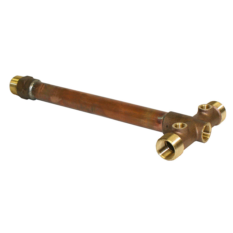 1" No Lead Brass Tank Tee – Fabricated for Well Pressure Systems